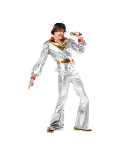 Disfraz de Cantante Disco Plata Años 70 para Hombre Tienda de disfraces online - Mercadisfraces