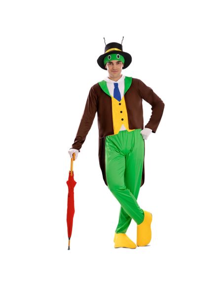Disfraz de Grillo Simpático para Hombre Tienda de disfraces online - Mercadisfraces
