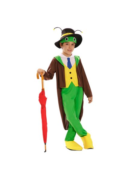 Disfraz de Grillo Simpático para Niño Tienda de disfraces online - Mercadisfraces