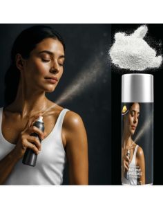 Spray Maquillaje Brillo Color Blanco Tienda de disfraces online - Mercadisfraces