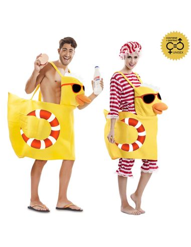 Disfraz de Patito de Ducha adulto Tienda de disfraces online - Mercadisfraces