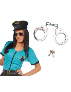 Esposas de Metal para Policía Tienda de disfraces online - venta disfraces