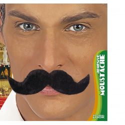 Bigote Negro Diplomático Tienda de disfraces online - Mercadisfraces