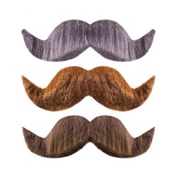 Bigote Diplomático tres Colores Tienda de disfraces online - Mercadisfraces