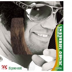 Patillas Rockero tres Colores Tienda de disfraces online - Mercadisfraces 2