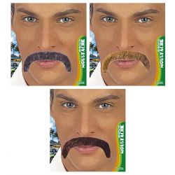 Bigote tres Colores Tienda de disfraces online - Mercadisfraces