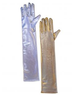 Guantes de Lame Metalizados Brillantes Tienda de disfraces online - Mercadisfraces