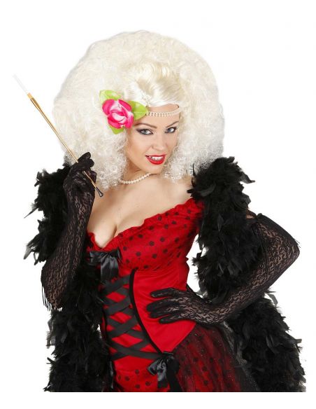 Peluca Belle Epoque Rubia Rizada Tienda de disfraces online - Mercadisfraces