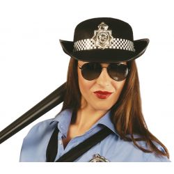 Gorra Policía con placa Tienda de disfraces online - Mercadisfraces