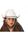 Sombrero Vaquero o Cowboy de Fieltro Blanco Tienda de disfraces online - Mercadisfraces