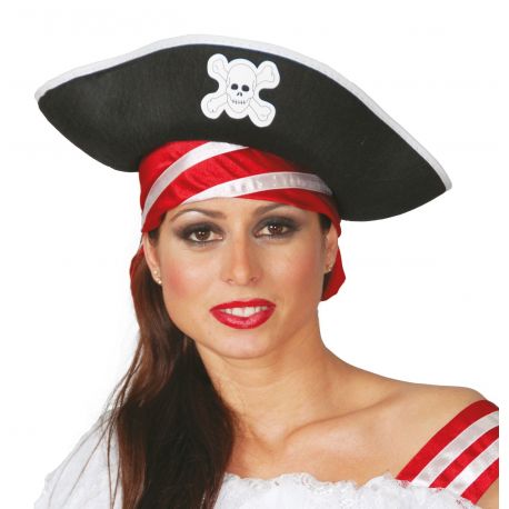 Sombrero Fieltro Pirata Tienda de disfraces online - Mercadisfraces