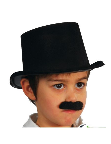 Sombrero Chistera en Flocado infantil Tienda de disfraces online - Mercadisfraces