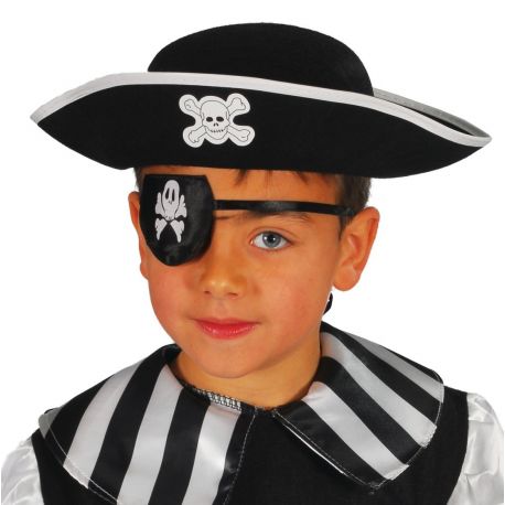 Sombrero Fieltro Pirata infantil Tienda de disfraces online - Mercadisfraces