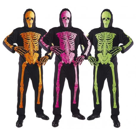 Disfraz de Esqueleto de Colores adulto Tienda de disfraces online - Mercadisfraces