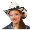 Sombrero Vaquero de Terciopelo Vaca Tienda de disfraces online - Mercadisfraces