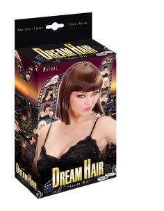 Peluca Corta Castaña de Luxe Tienda de disfraces online - Mercadisfraces 2