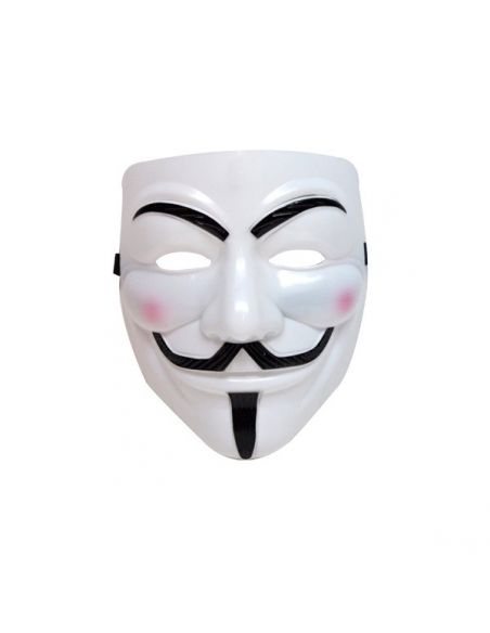 Máscara Vendetta en blanco Tienda de disfraces online - Mercadisfraces