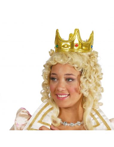 Corona de Reina o Rey en Oro Tienda de disfraces online - venta disfraces
