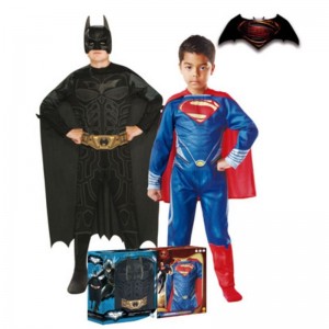 Disfraz Batman y superman TdK